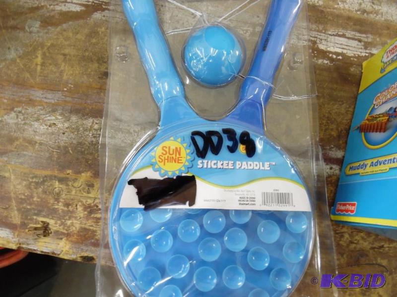 Stickee Paddles and ball