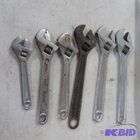 lot 14 image: Adjustable Wrenches