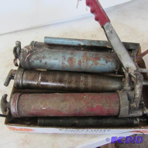 lot 147 image: Grease Guns, Oil Can