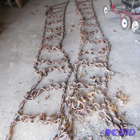 lot 161 image: Pair Tractor Chains