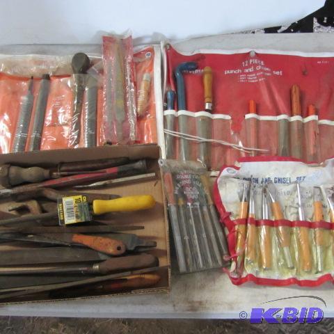 lot 185 image: Files & Chisels