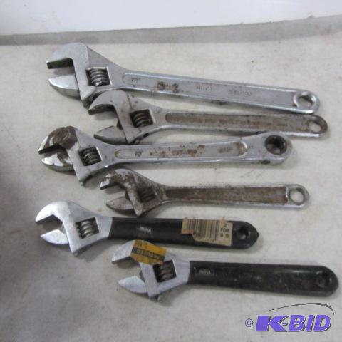 lot 19 image: Adjustable Wrenches