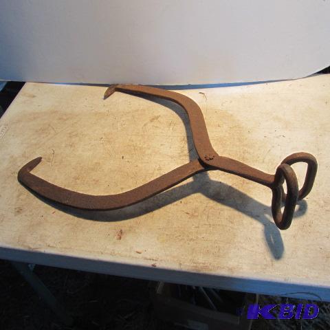 lot 203 image: Antique Ice Tongs