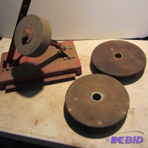 lot 215 image: Disk Sharpener, Grinding Wheels