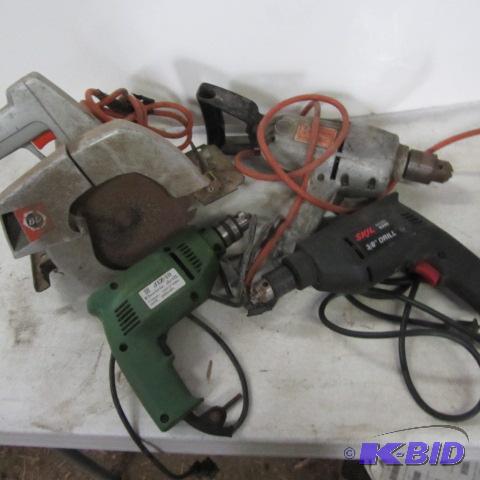lot 34 image: B&D, Skil Power Tools