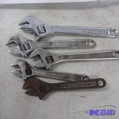 lot 46 image: Adjustable Wrenches