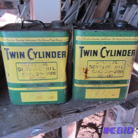 lot 69 image: Twin Cylinder Collector Cans