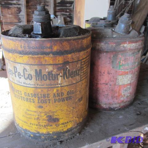 lot 70 image: Collector Fuel Cans
