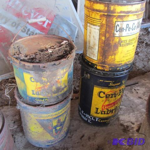 lot 73 image: Cen-Pe-Co Lub Cans
