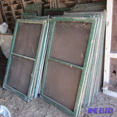 lot 76 image: Vintage Window Screens