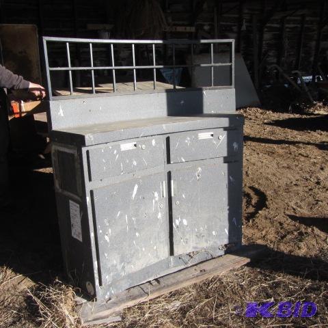 lot 93 image: Curved Cabinet