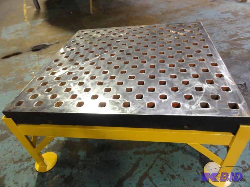 5 x 5 Welding Table & Stand. ACORN Type Platen, Layout Table