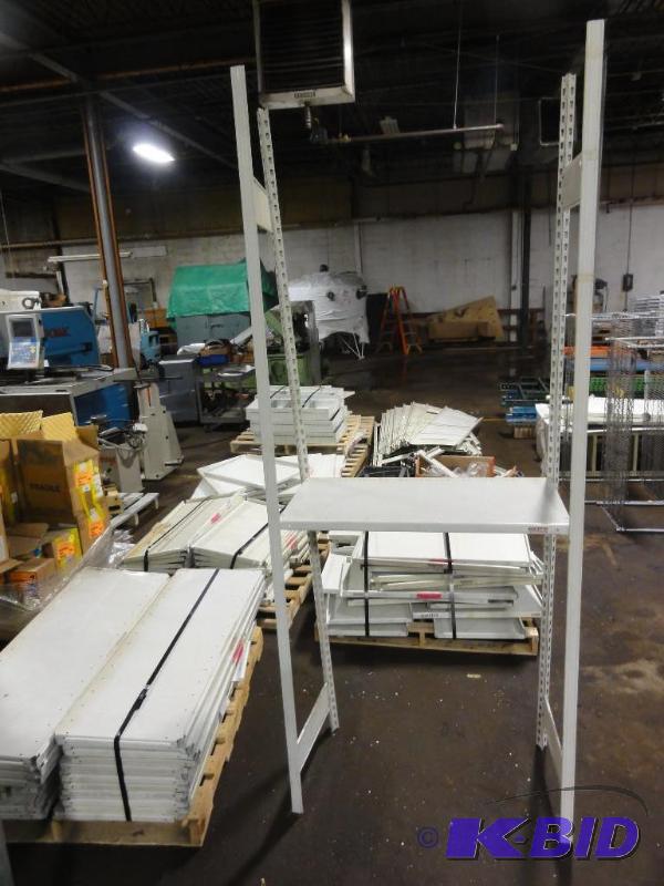 Equipto Shelving Units, 700 Lb Capacity, 18 x 96 Uprights, 36 and 48 Shelves, Drawers