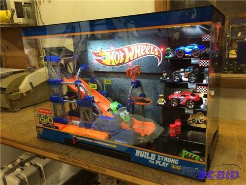 lot 2028 image: Rare NEW IN BOX HOT WHEELS Trio Fisher Price Retail Display