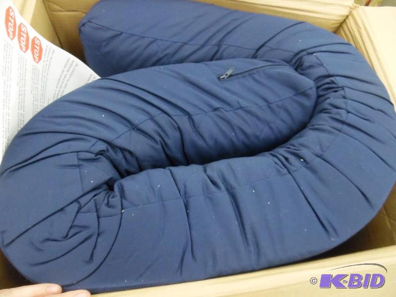 Quilted twin mattress.