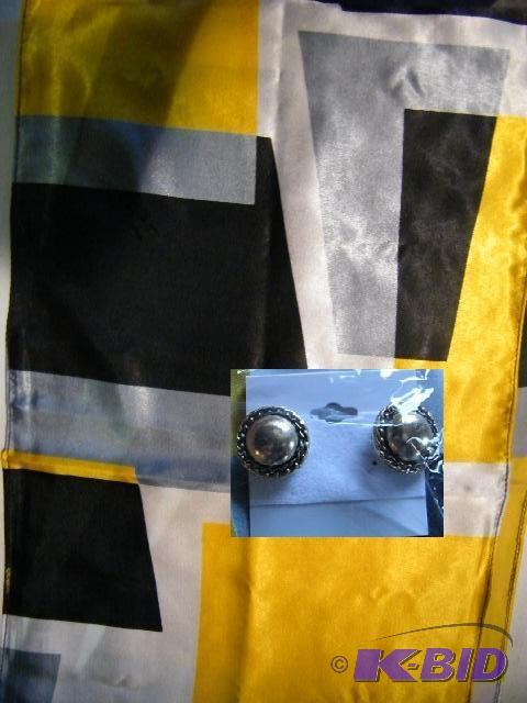 Cosetta Scarf with Earrings - Scarf is 53&quo...