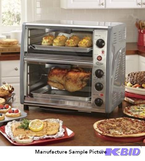Ginnys Double Decker Toaster Oven - Graphite ...