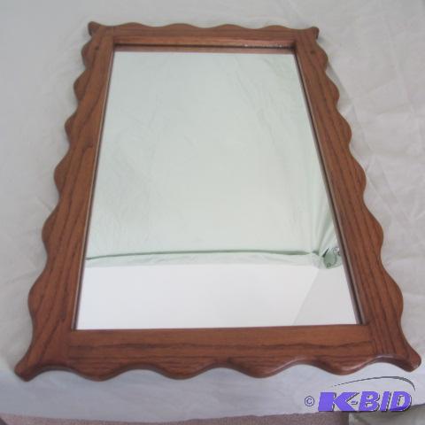 Oak Framed Wall Mirror