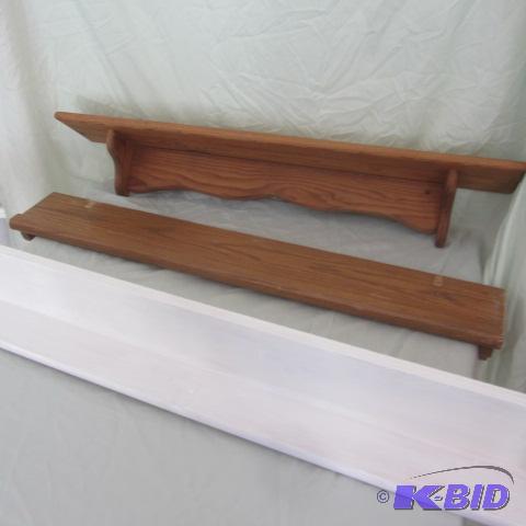 Oak Plate Shelves