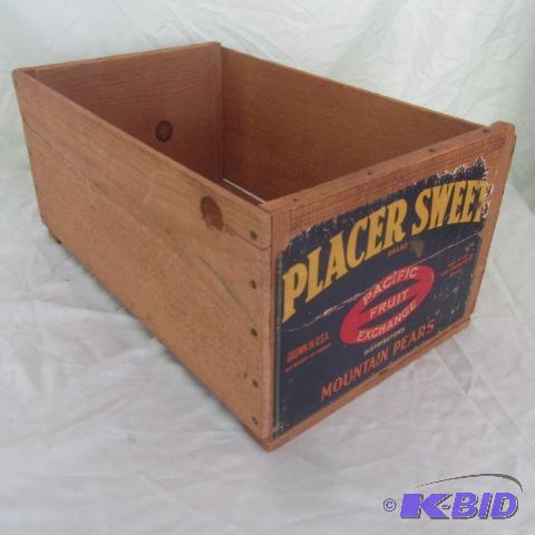 Wood Pear Crate