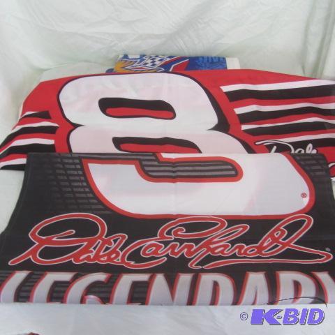 Earnhardt, Miller Racing Flags