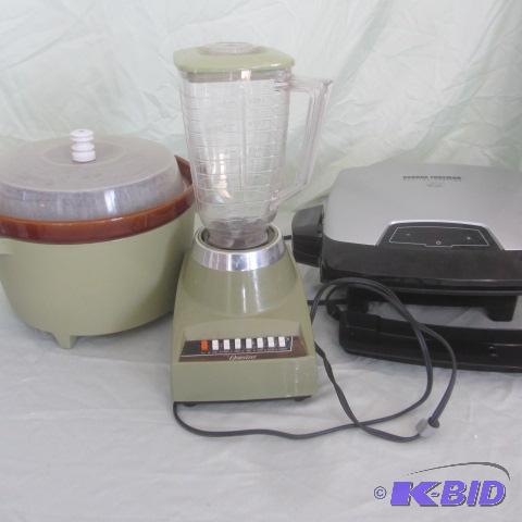 Grill, Crock Pot, Blender