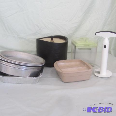 Fruit Slicers, AH, Pie Tins