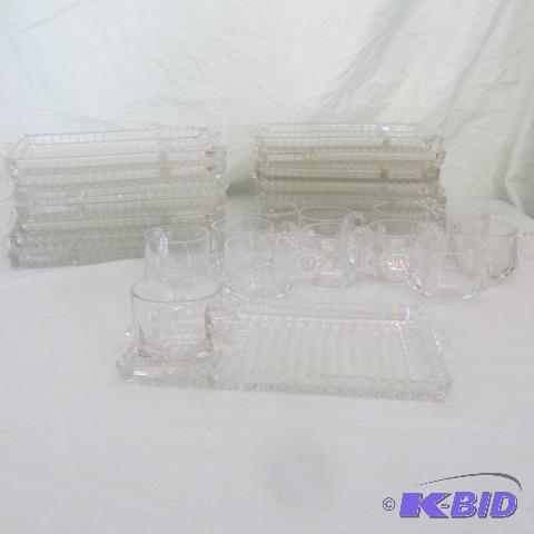 Fancy Glass Party Trays