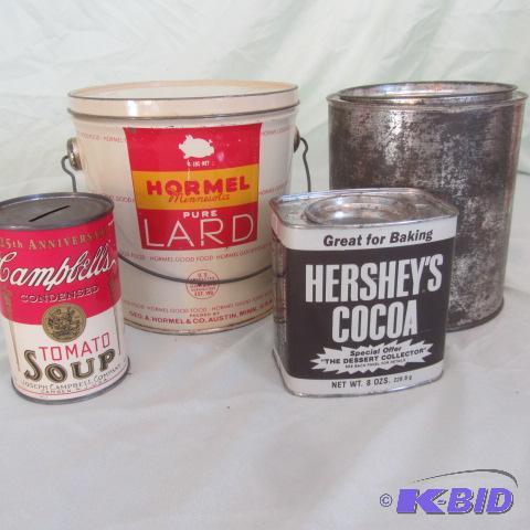 Vintage Decorative Tins