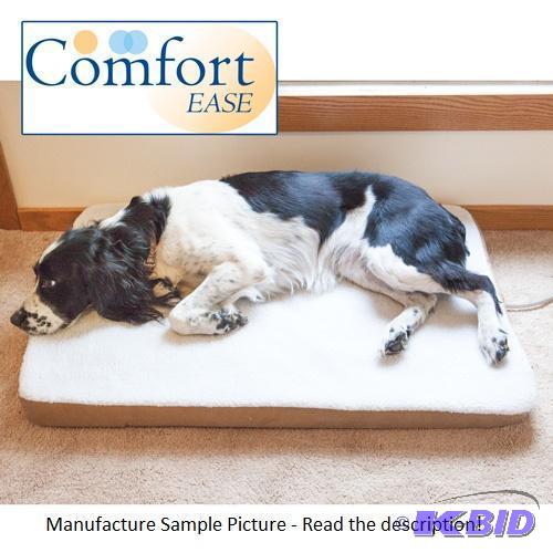 Comfort Ease Heated Electric Pet Bed - Medium...