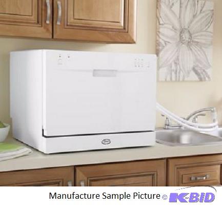 Ginnys Brand Counter Top Dishwasher - White -...