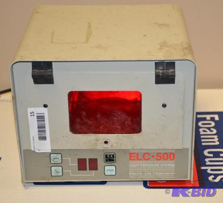 lot 15 image: ELC-500 UV CURING CHAMBER The ELC-500 is a co...