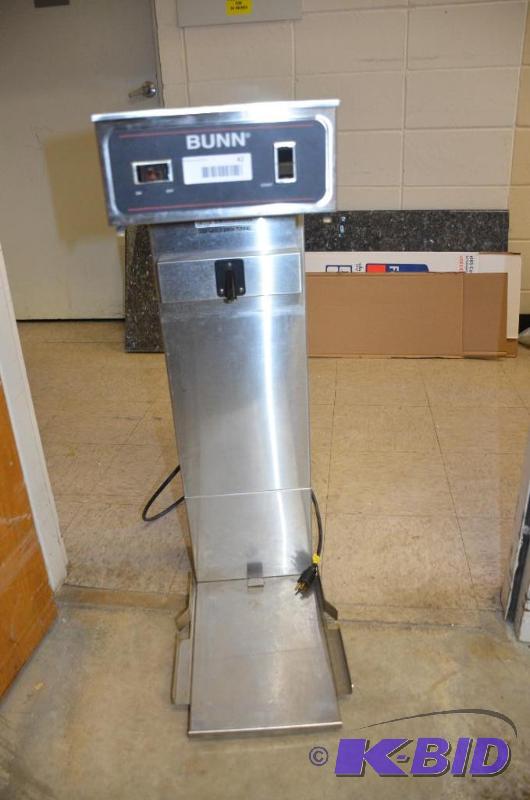 lot 42 image: Bunn model TU30 120 volt , 1680 watts coffee ...