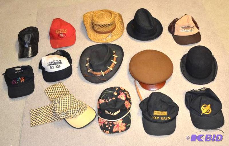 lot 106 image: Hat collectiion...