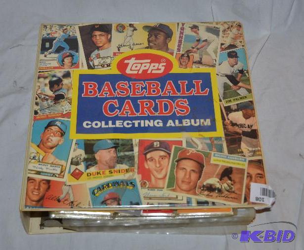 lot 108 image: Large collection of Topps & Donruss &...