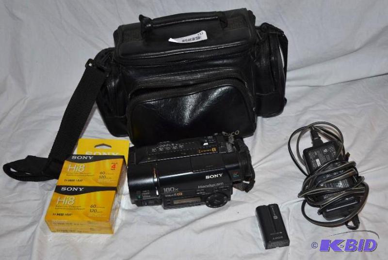 lot 112 image: Sony Handycam modelCCD-TR416...