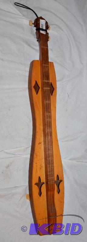 lot 113 image: Dulcimer 36" long, stringed musical inst...