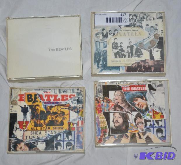 lot 117 image: The Beatles 8 music cds The Beatles Antholol...