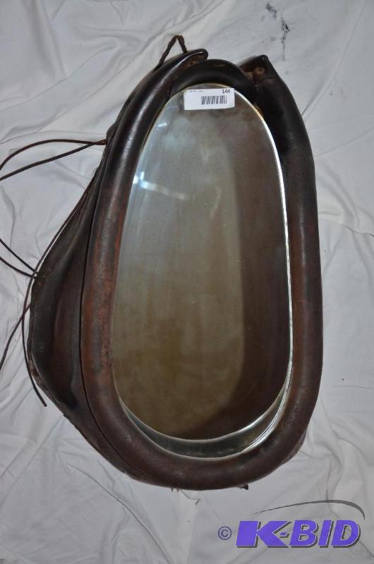 lot 144 image: Real antique horse collar made into a mirror ...