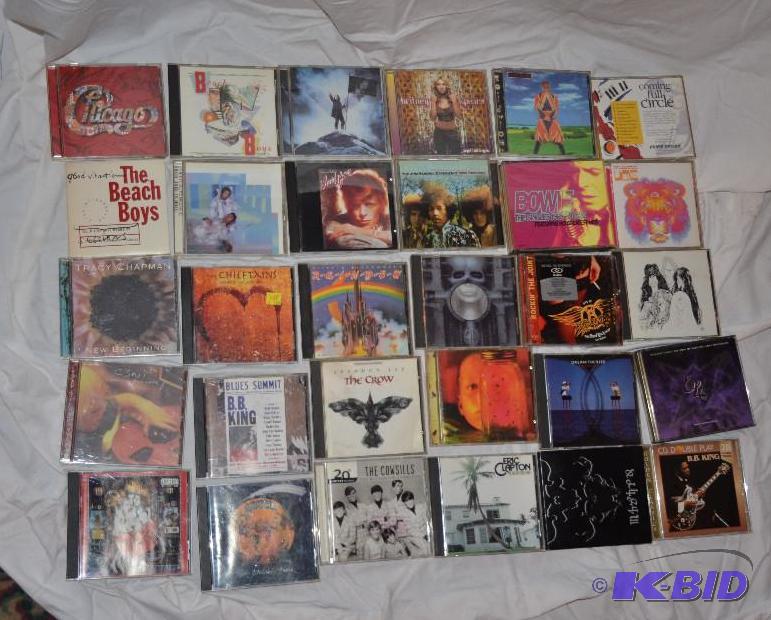 lot 150 image: Large group of music cds - Beach Boys, Chicag...