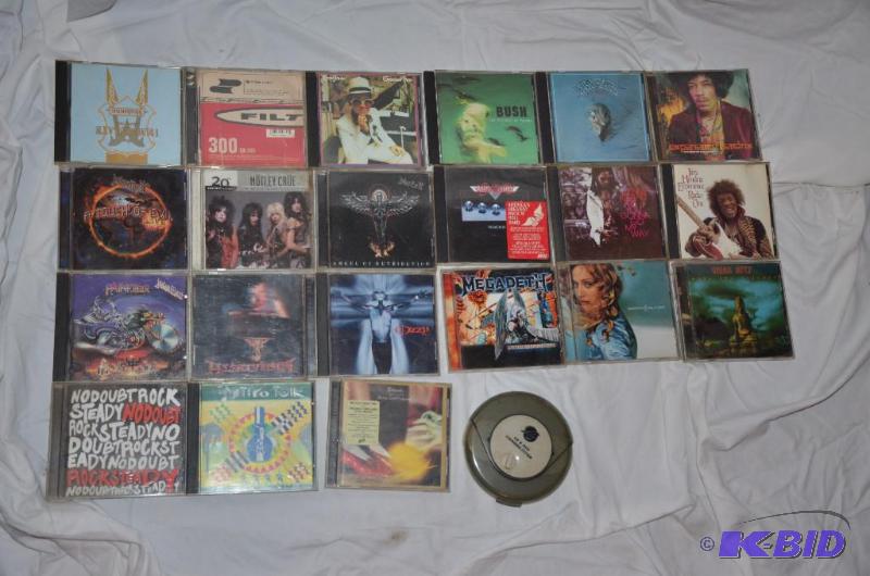 lot 154 image: Music cds - Motley Crew, Judas Priest, Madonn...