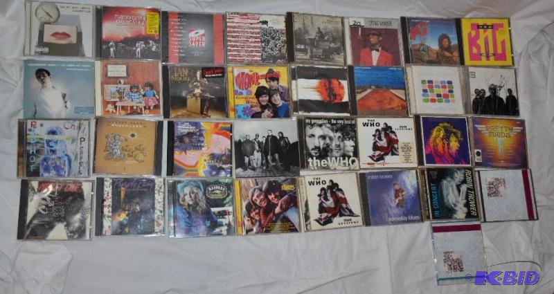 lot 157 image: Music cds - Motley Crew, The Who, Robin Trowe...
