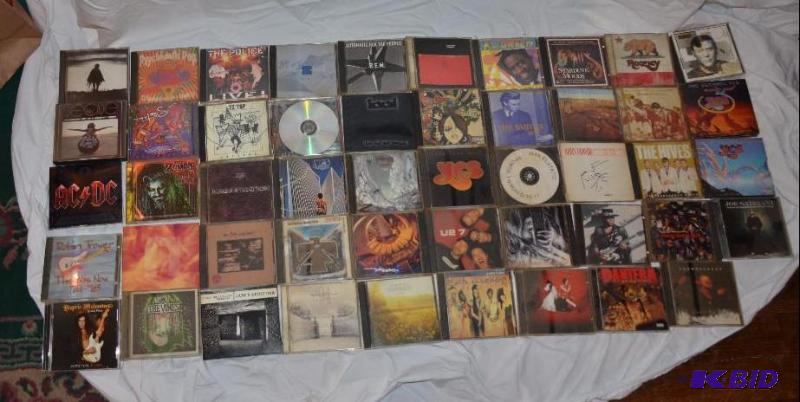 lot 159 image: Music cds - Santana, the Hives...