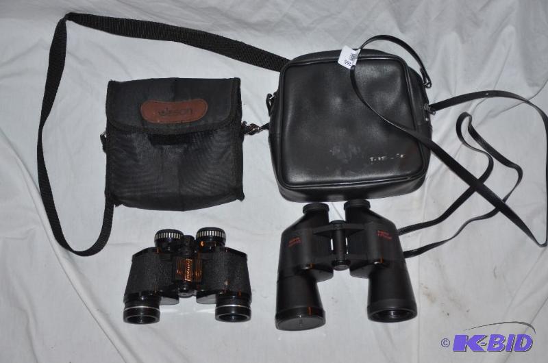 lot 165 image: 2 binoculars and cases Jason Empire 7x35 mode...