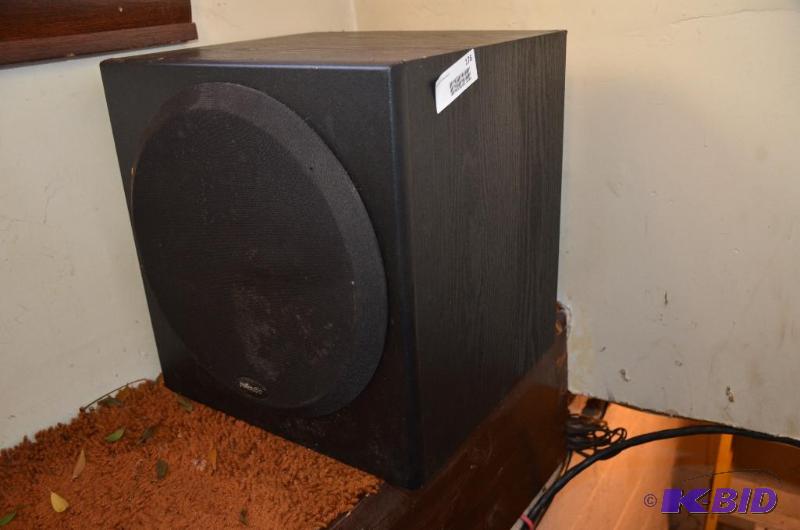 lot 176 image: Polkaudio subwoofer...