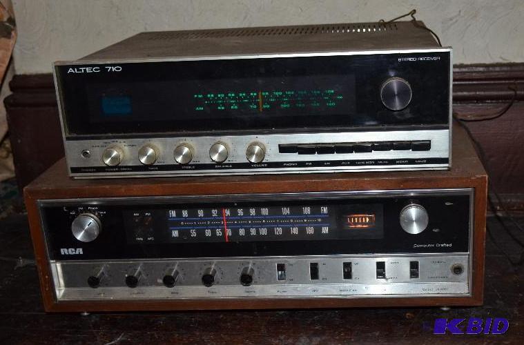 lot 216 image: Altec 710 stereo receiver model 710A & RC...