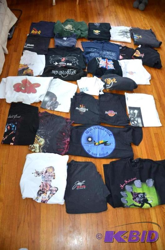 lot 221 image: Concert shirts collection - Hard Rock Cafe, R...