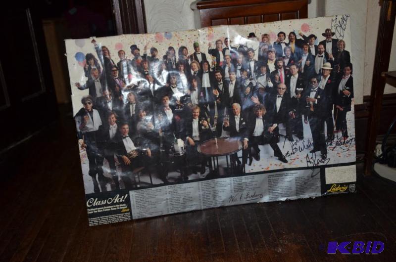 lot 227 image: Ludwig poster autographed 32x18" August ...