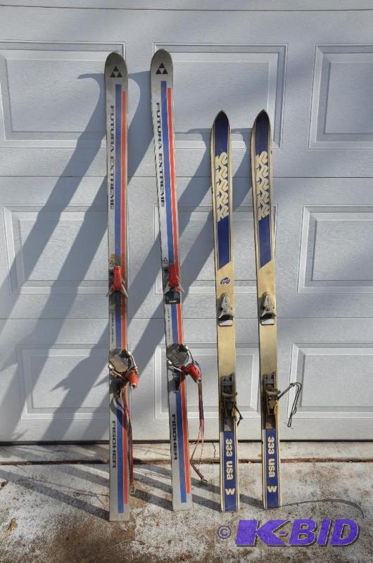 lot 276 image: 2 sets of downhill skiis...