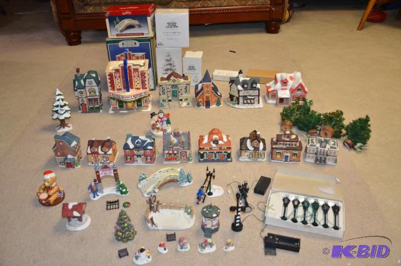 lot 314 image: Large group of Christmas village - some are D...